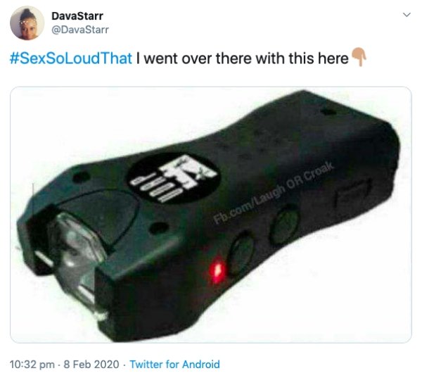 everyone at my funeral gets a stun gun - DavaStarr That I went over there with this here Fb.comLaugh Or Croak Twitter for Android