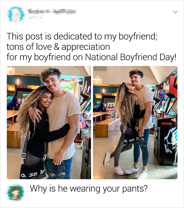 shoe - This post is dedicated to my boyfriend; tons of love & appreciation for my boyfriend on National Boyfriend Day! Midway a las a das Why is he wearing your pants?