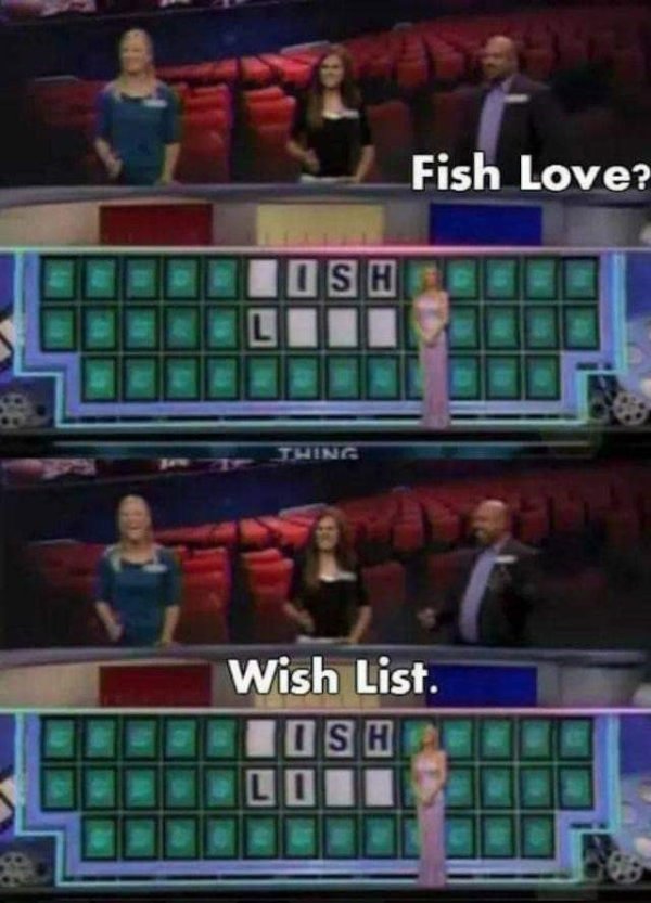 game show funny moments - Fish Love? Tosh Thing Wish List. Joshi Iloil