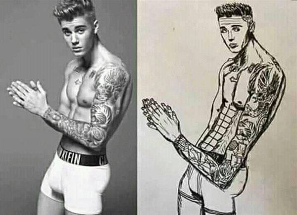 justin bieber to draw