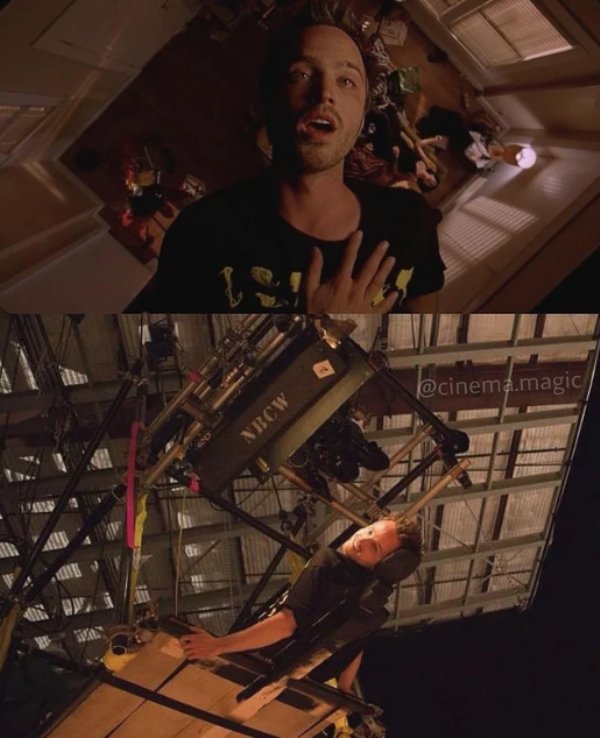 alternate angles of iconic images - jesse pinkman heroin behind the scenes - .magic Nbcw