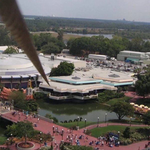 alternate angles of iconic images - walt disney world tinkerbell view