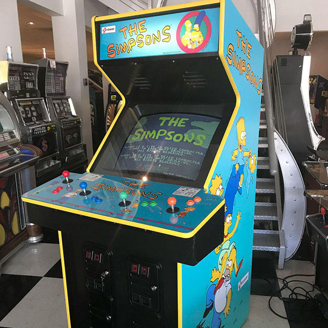 video game arcade cabinet - The Simpsons The Simpsons 2 Spss