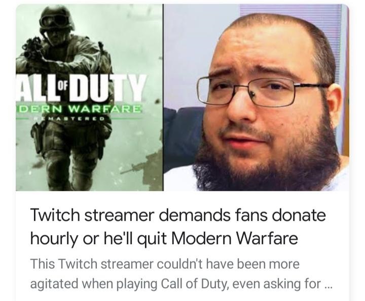 wings of redemption meme - All Duty Dern Warfare Twitch streamer demands fans donate hourly or he'll quit Modern Warfare This Twitch streamer couldn't have been more agitated when playing Call of Duty, even asking for ...