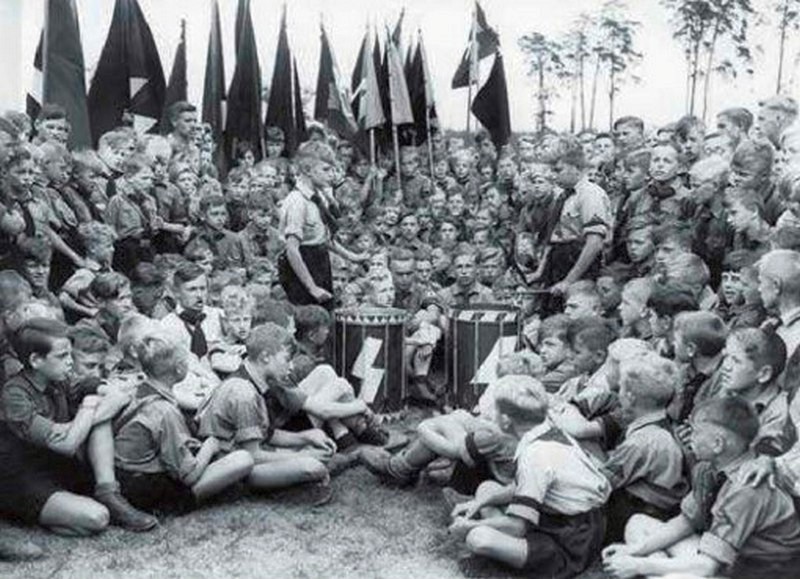 Hitler Youth in the 1930s.