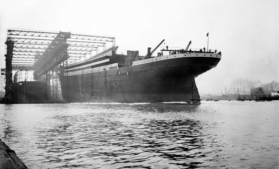 launch of the titanic