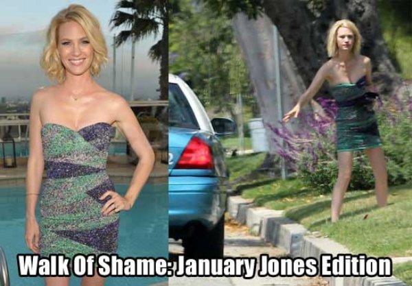 january jones cab - Walk Of ShameJanuary Jones Edition
