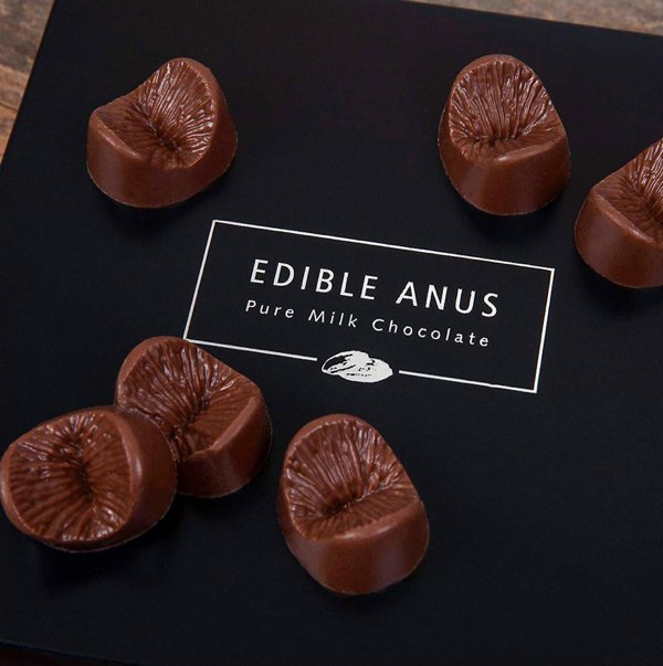 chocolate anus - Edible Anus Pure Milk Chocolate