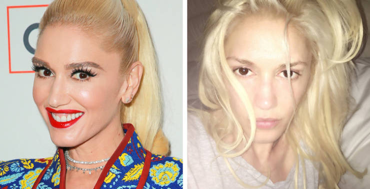 gwen stefani without makeup - e