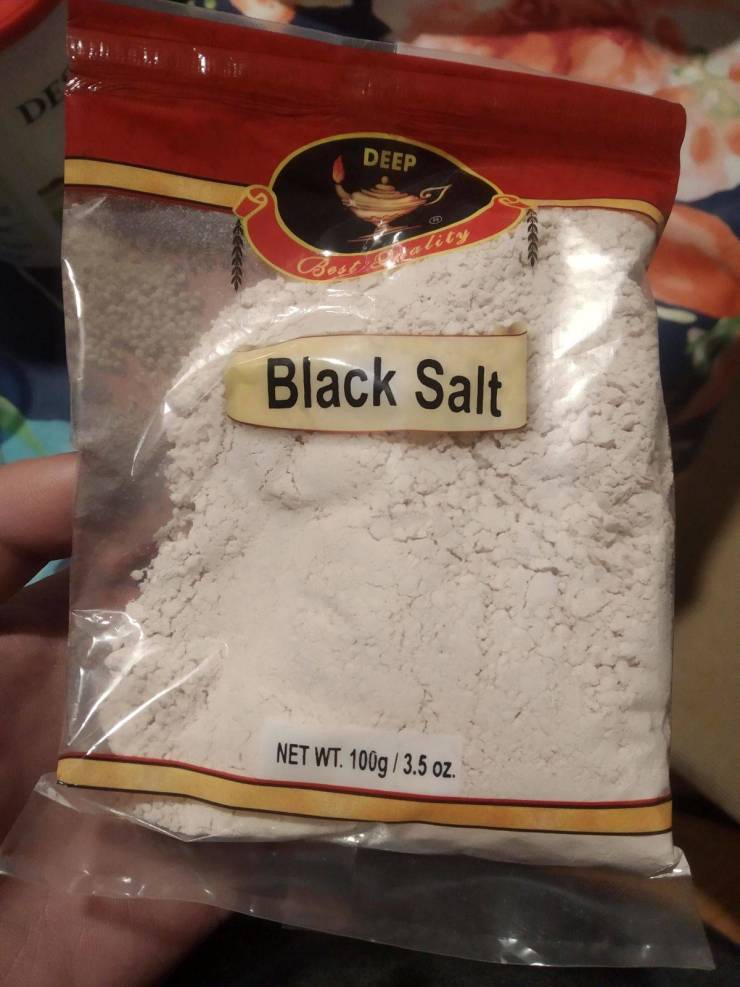 flour - Deep Cec lality Black Salt Net Wt. 100g3.5 oz.