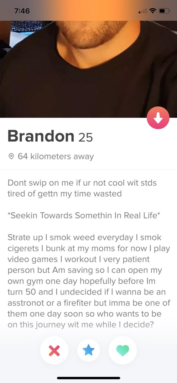 30 Tinder Profiles That Are Just Shameless.