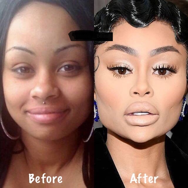 blac chyna without makeup - Mut Before After