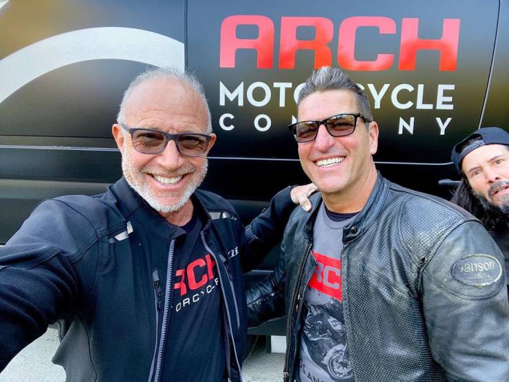Keanu Reeves - Arch Moto 'Ycle Coro Ny anson Orccf