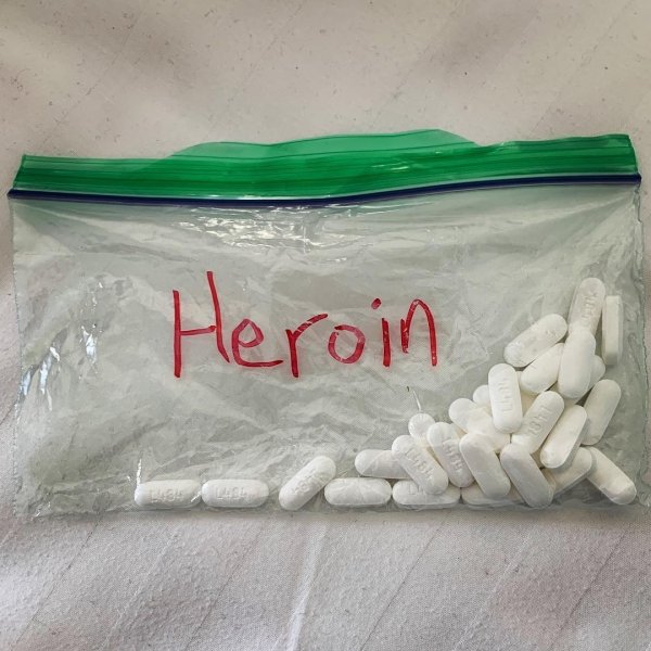 plastic - Heroin