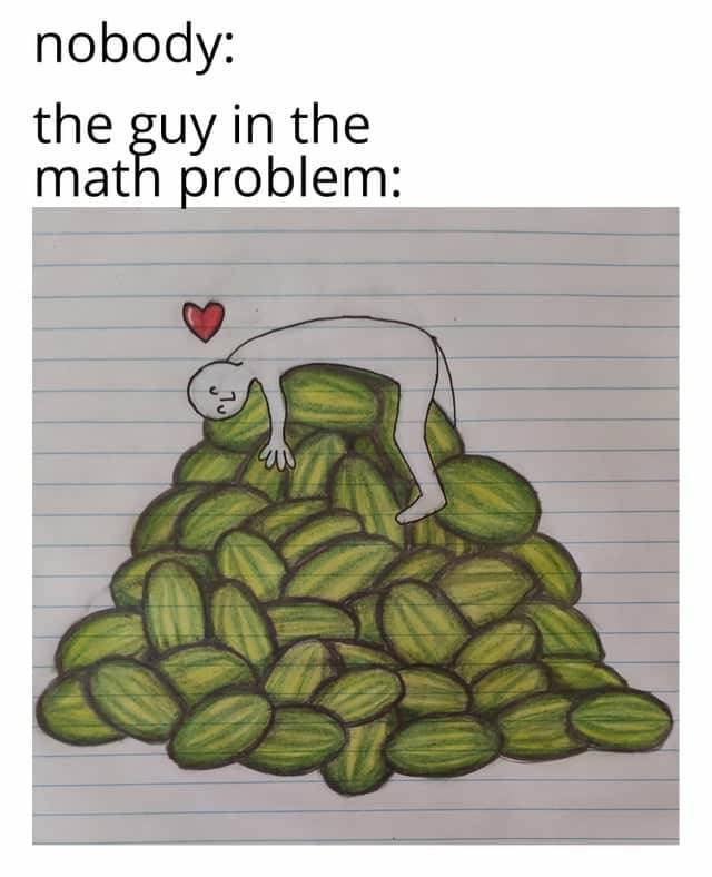 Internet - nobody the guy in the math problem