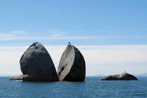 rock split in half