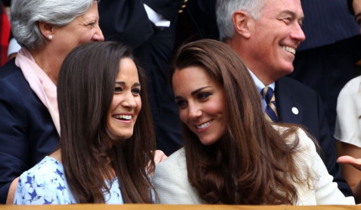 Kate Middleton and her sister Pippa