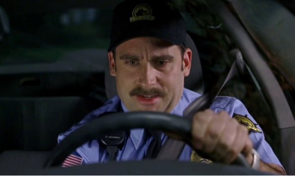 Steve Carrell had a small role as a cop in the teen movie Sleepover.