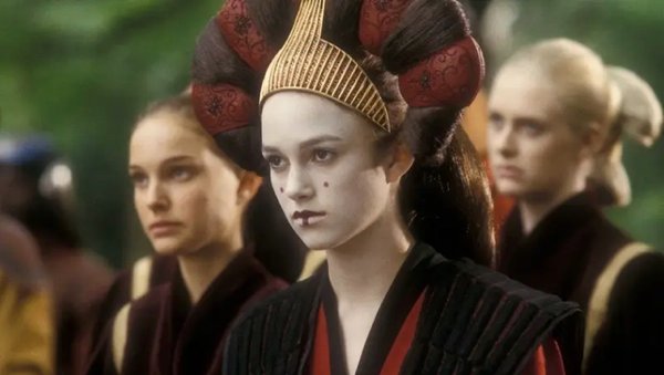 A young Keira Knightly played Padme’s decoy in Star Wars: Episode I. Perfect casting.