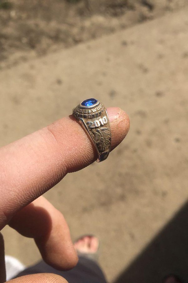 Baseball field turned up this class ring last summer and was able to return it.