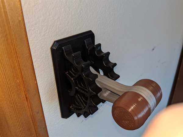 “My dad 3D printed a lever to replace his light switch.”