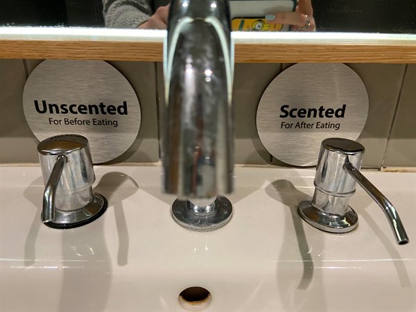 tap - Unscented Scented For Before Eating For After Eating