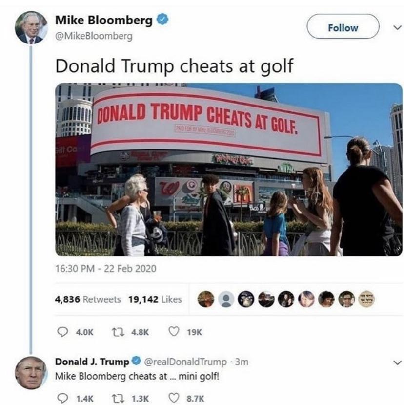 A lot easier than cheating at regular golf, Donald.