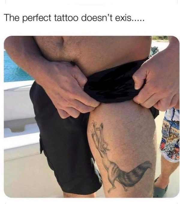 Ice Age - The perfect tattoo doesn't exis.....