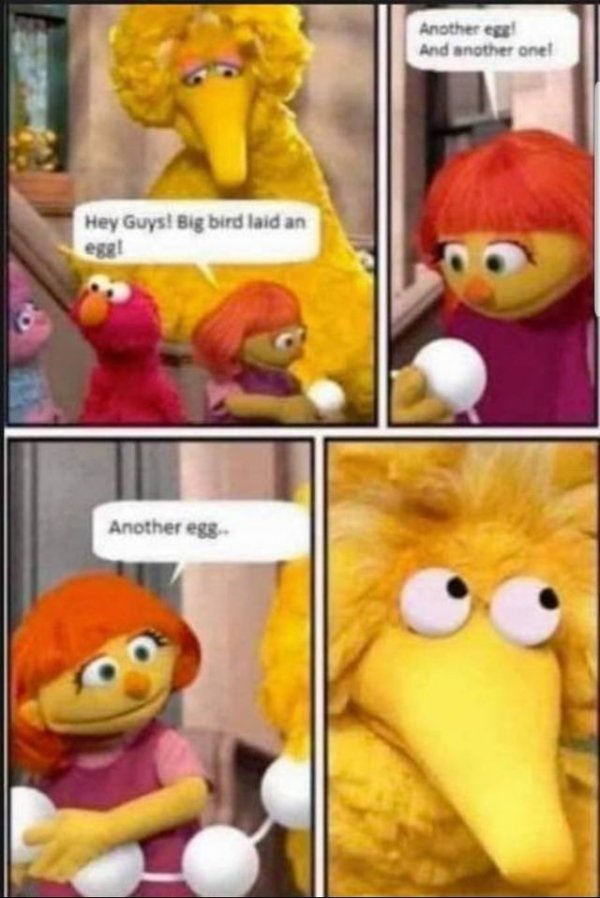 big bird sesame street - Another egg And another one! Hey Guys! Big bird laid an egg! Another egg