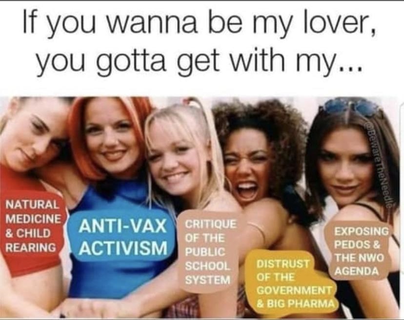 spice girls classic outfits - If you wanna be my lover, you gotta get with my... BewareTheNeedle Natural Medicine & Child Rearing AntiVax Activism Critique Of The Public School System Exposing Pedos & Distrust The Nwo Of The Agenda Government & Big Pharma