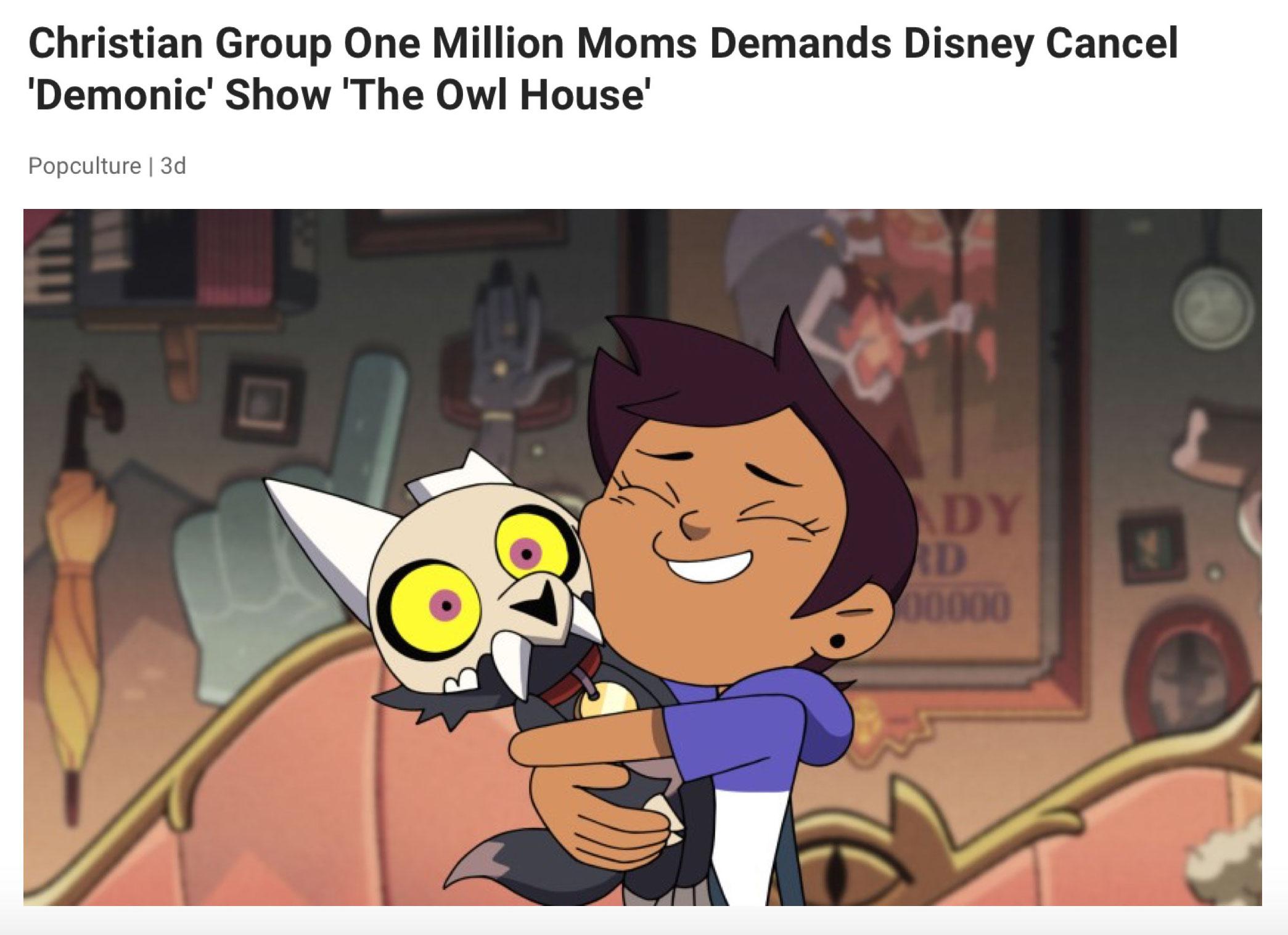 owl house - Christian Group One Million Moms Demands Disney Cancel 'Demonic' Show 'The Owl House' Popculture 3d