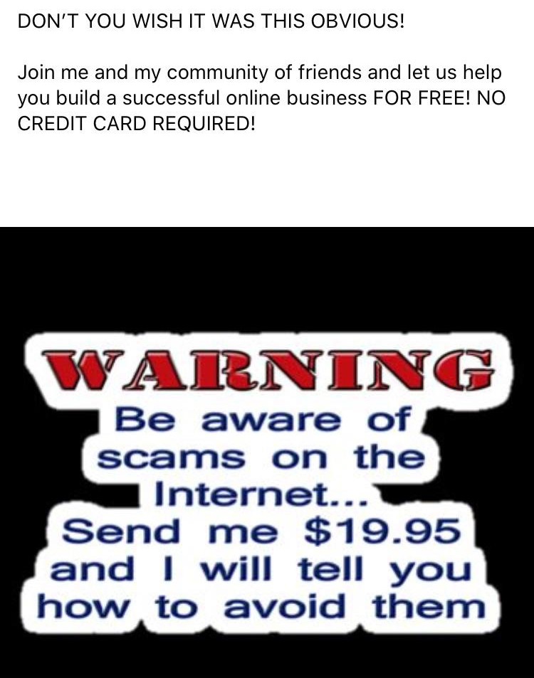 number - Don'T You Wish It Was This Obvious! Join me and my community of friends and let us help you build a successful online business For Free! No Credit Card Required! Warning Be aware of scams on the Unternet... Send me $19.95 and I will tell you how 