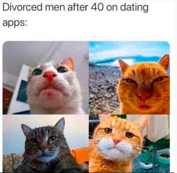 men over 40 on social media - Divorced men after 40 on dating apps