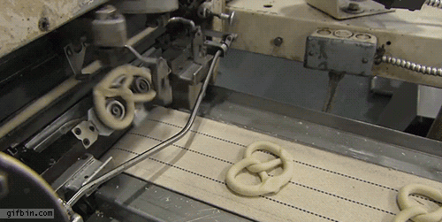Making pretzels