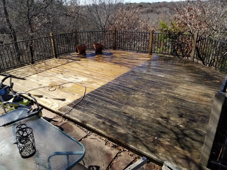 “It was the first time I washed my terrace in 20 years.”