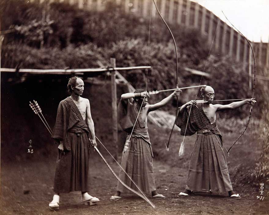 Japanese Archers, 1860