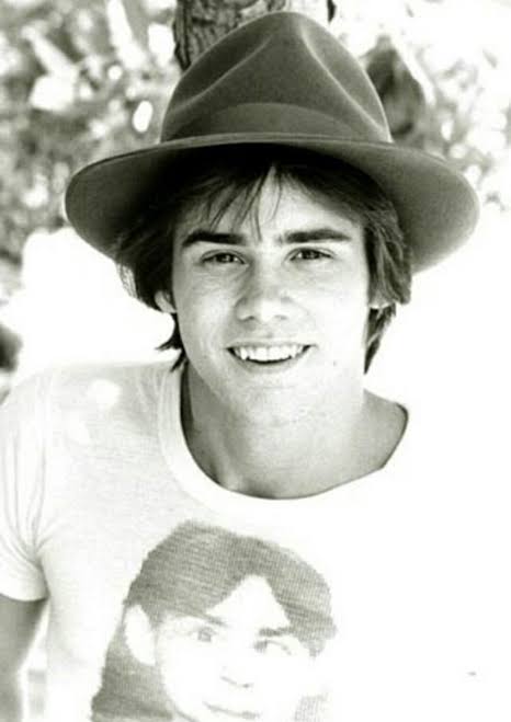 Jim Carrey is seen in a promotional image for the CBC-TV movie "Introducing Janet" - (1981)