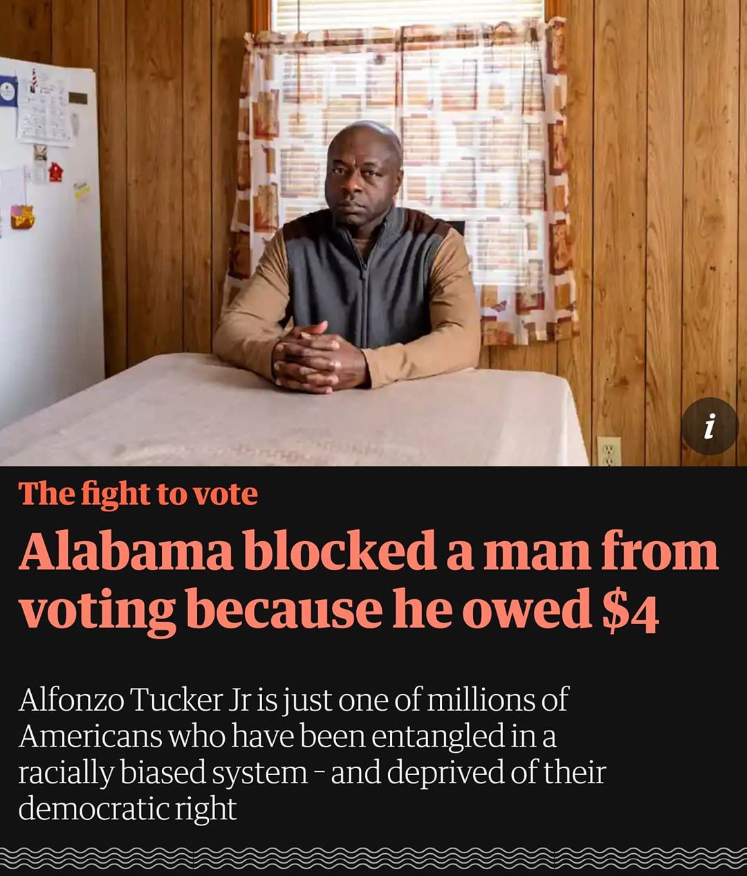 furniture - The fight to vote Alabama blocked a man from voting because he owed $4 Alfonzo Tucker Jr is just one of millions of Americans who have been entangled in a racially biased systemand deprived of their democratic right