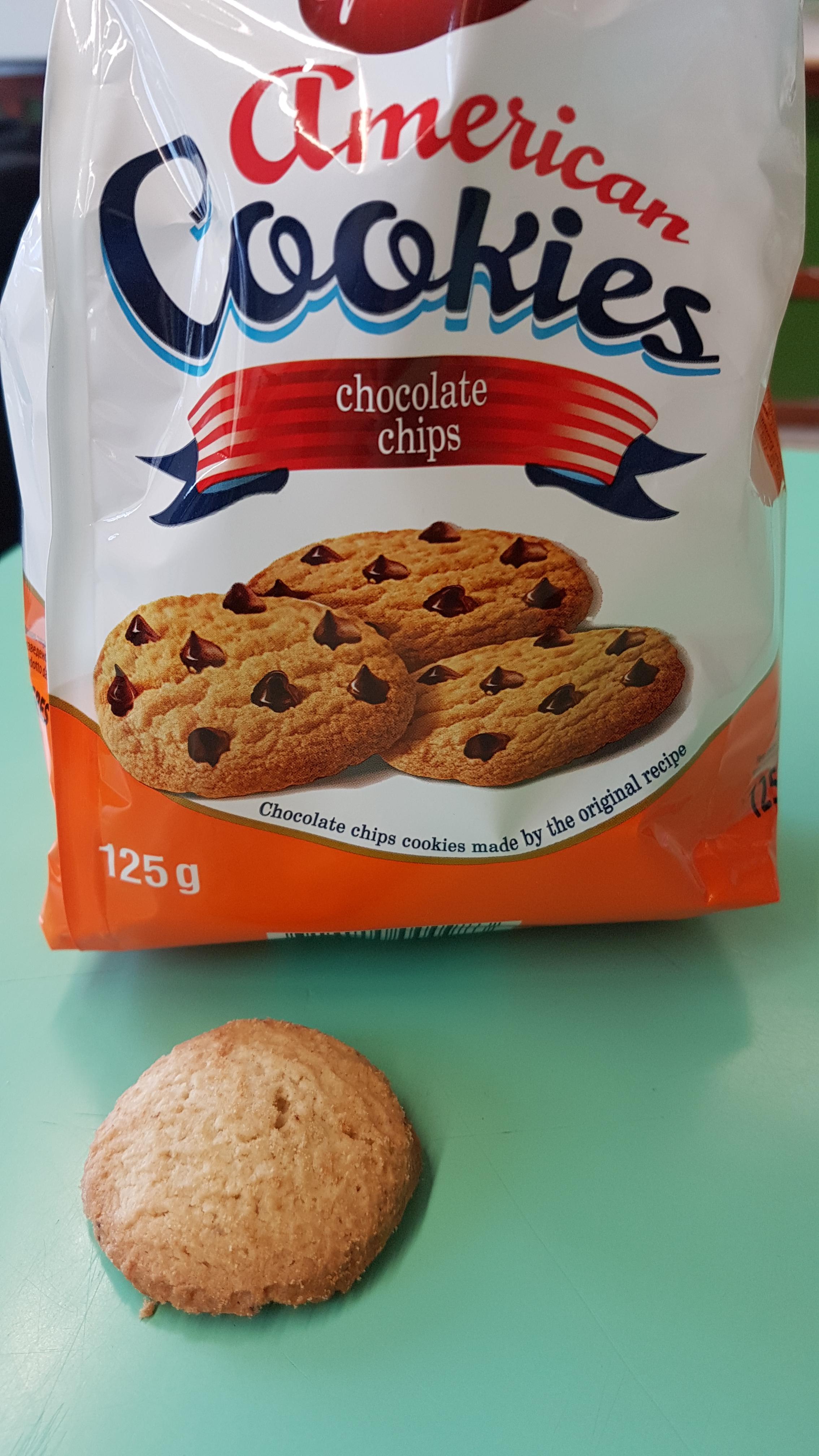 biscuit - Cineric Cookies chocolate chips be the original 125 g