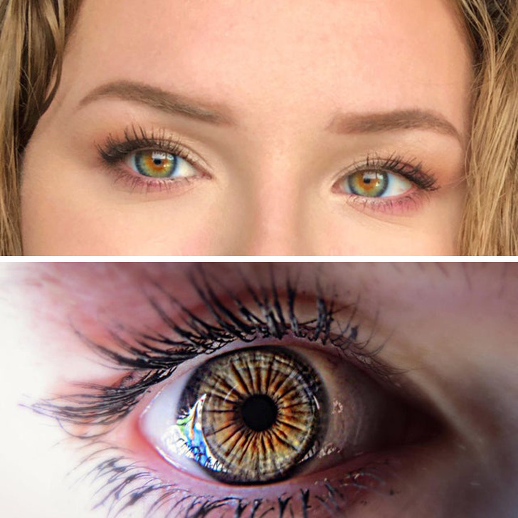 “My limbal ring (ring outside the iris) changes colors sometimes like into dark greys, blues, and purples.”