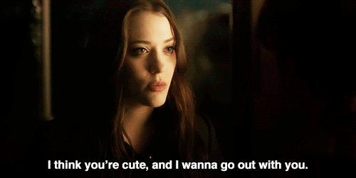 you think you re cute gif - I think you're cute, and I wanna go out with you.