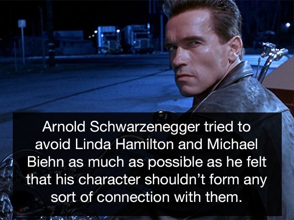 terminator 2 i can t let you take - Arnold Schwarzenegger tried to avoid Linda Hamilton and Michael Biehn as much as possible as he felt that his character shouldn't form any sort of connection with them.