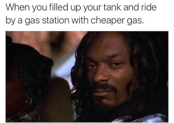 hibachi memes - When you filled up your tank and ride by a gas station with cheaper gas.