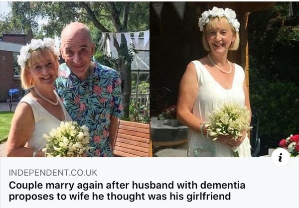 anne duncan dementia - Independent.Co.Uk Couple marry again after husband with dementia proposes to wife he thought was his girlfriend