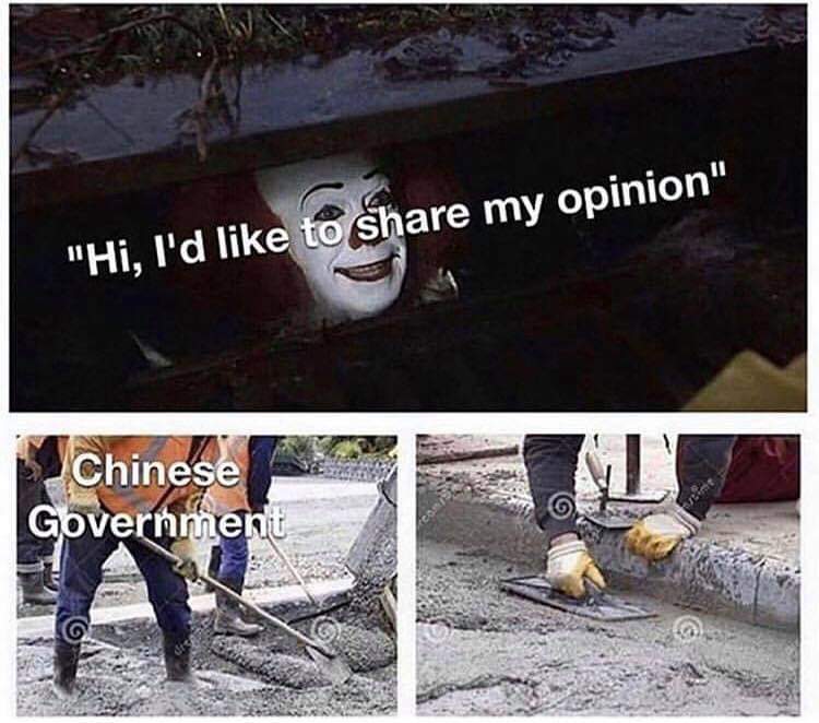 chinese government meme hi i d like to share my opinion - "Hi, I'd to my opinion" Chinese Government