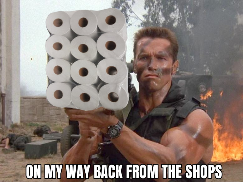 arnold schwarzenegger commando - On My Way Back From The Shops
