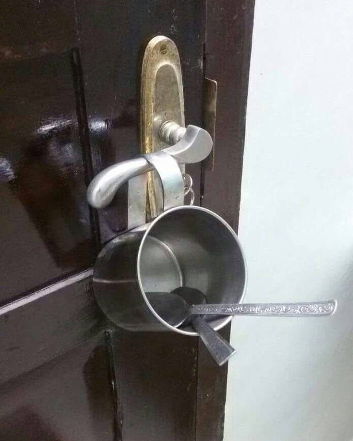 automatic powerfree anti theft & husband children late entry alert invented in india installed internal side of door