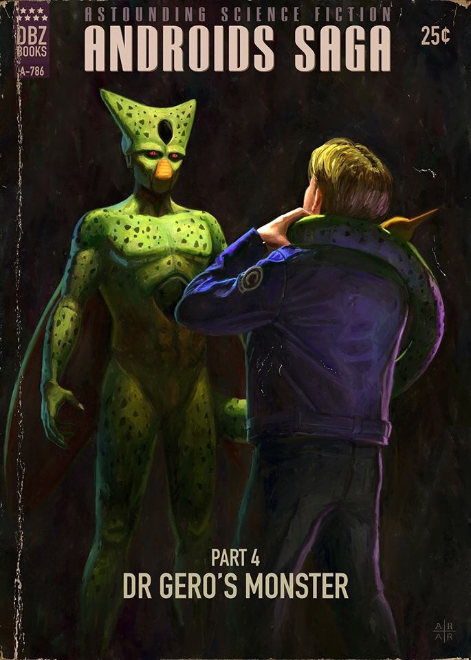 dragon ball astor alexander - Astounding Science Fiction Books A786 Androids Saga 25 Wto Part 4 Dr Gero'S Monster