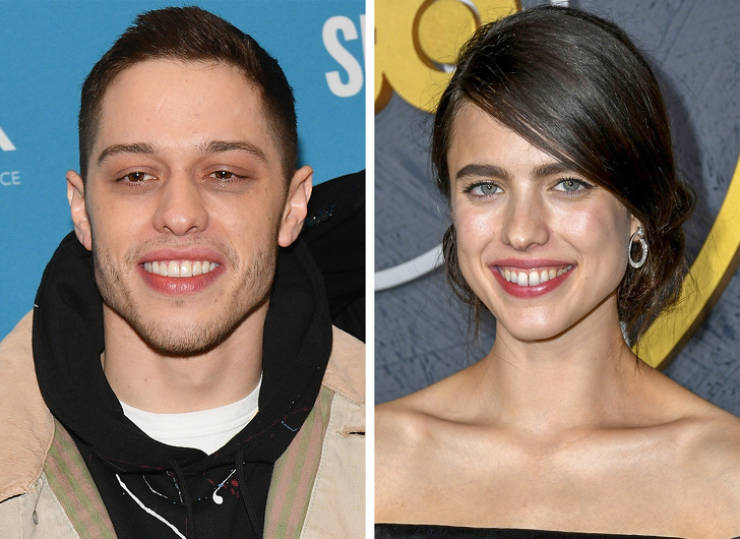 pete davidson and pete davidson in a wig - Ce
