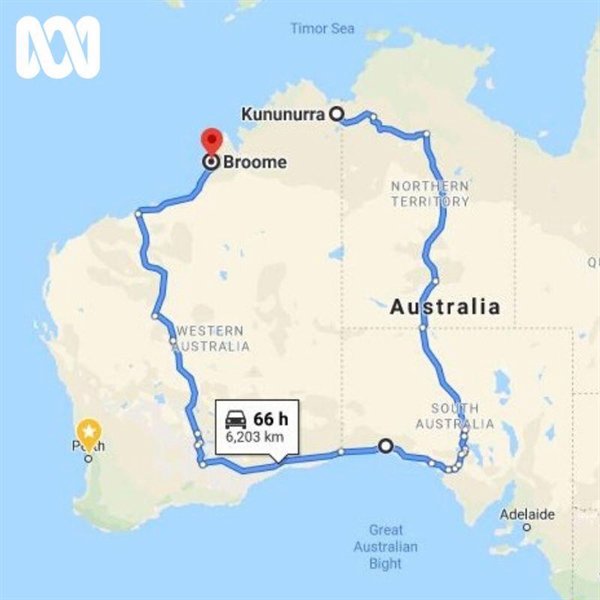 eyre highway closed - Timor Sea Kununurra O Broome Northern Territory Australia Western Australia 66 h 6,203 km South Australia Adelaide Great Australian Bight